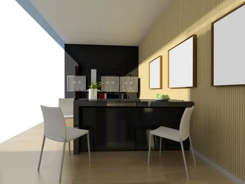 Modern kitchen Stock Illustration