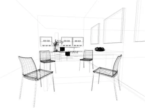 Modern kitchen Stock Illustration