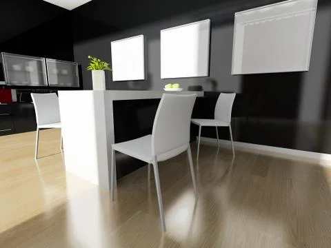 Modern kitchen Stock Illustration