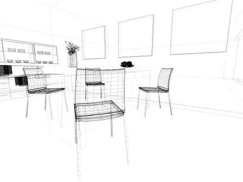 Modern kitchen Stock Illustration