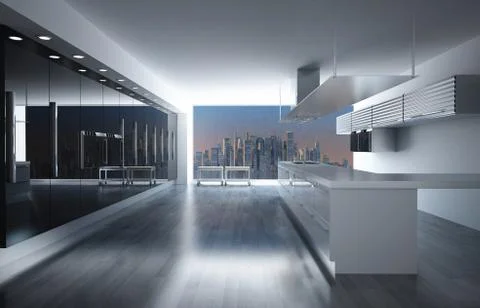 Modern kitchen Stockillustratie