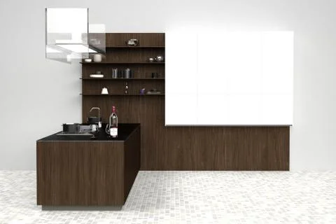 Modern kitchen Stock Illustration