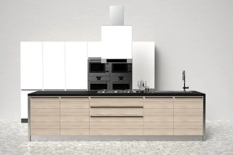 Modern kitchen Stock Illustration