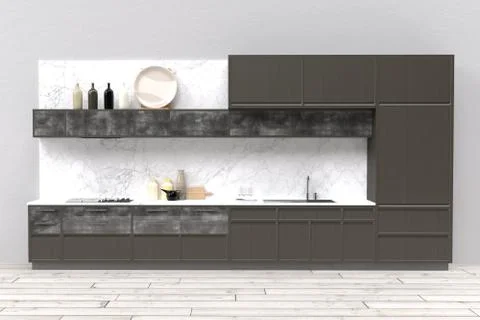 Modern kitchen Stock Illustration