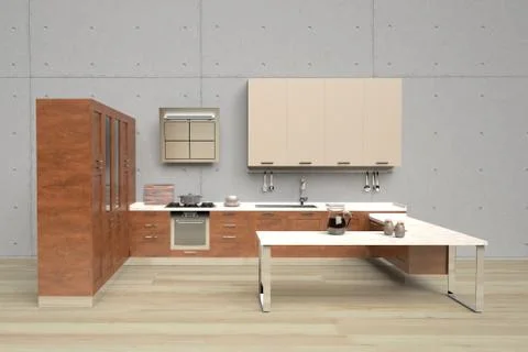 Modern kitchen Stock Illustration