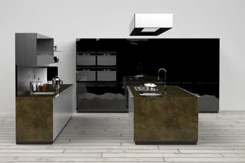 Modern kitchen Stock Illustration