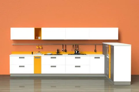 Modern kitchen Stock Illustration