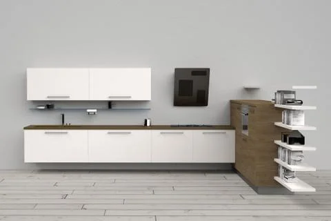 Modern kitchen Stock Illustration