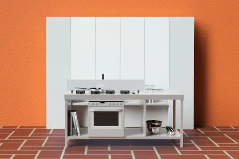 Modern kitchen Stock Illustration