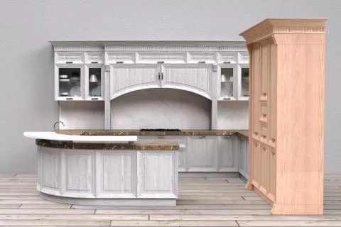 Modern kitchen Stock Illustration