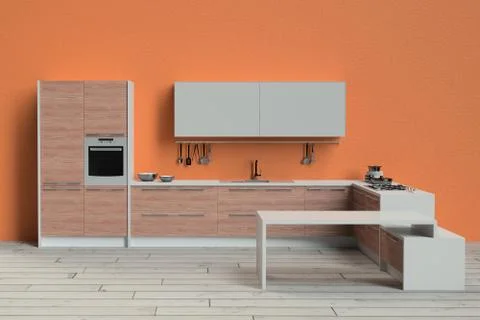 Modern kitchen Stock Illustration
