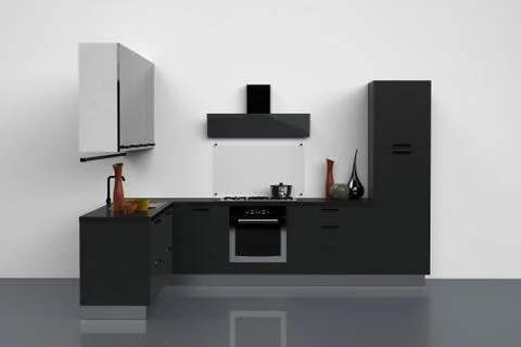 Modern kitchen Stock Illustration