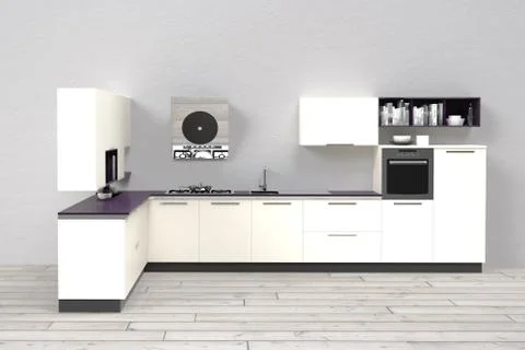 Modern kitchen Stock Illustration