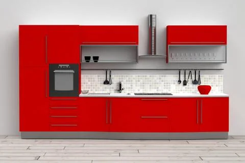 Modern kitchen Stock Illustration