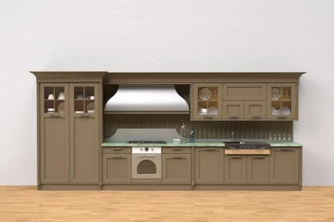 Modern kitchen Stock Illustration