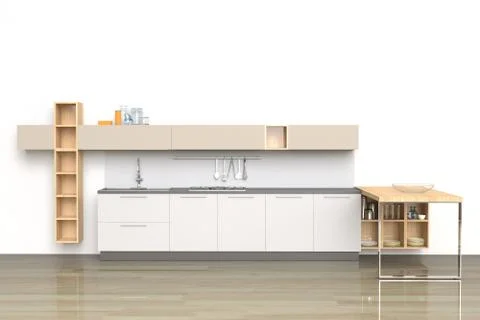 Modern kitchen Stock Illustration