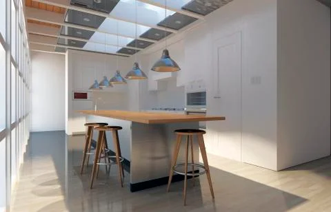 Modern kitchen Stock Illustration