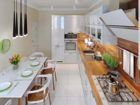 Modern kitchen Stock Illustration