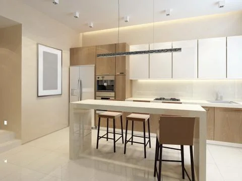 Modern kitchen Stock Illustration