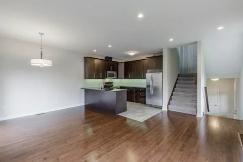 Modern Kitchen Interior Design. North America Stock Photos