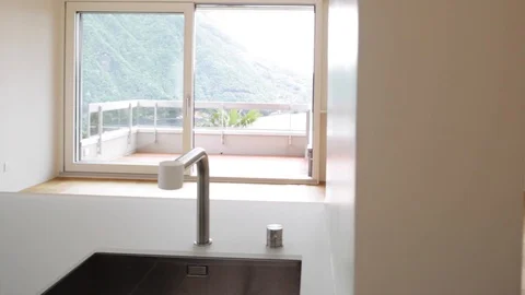 Modern kitchen, interior Stock Footage 116978666