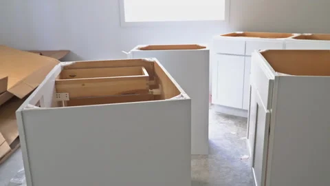 Modern kitchen interior Home Improvement Kitchen Remodel Stock Footage 167959197