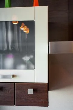 Modern kitchen interior Stock Photos