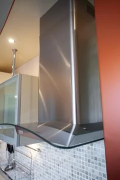 Modern kitchen interior Stock Photos