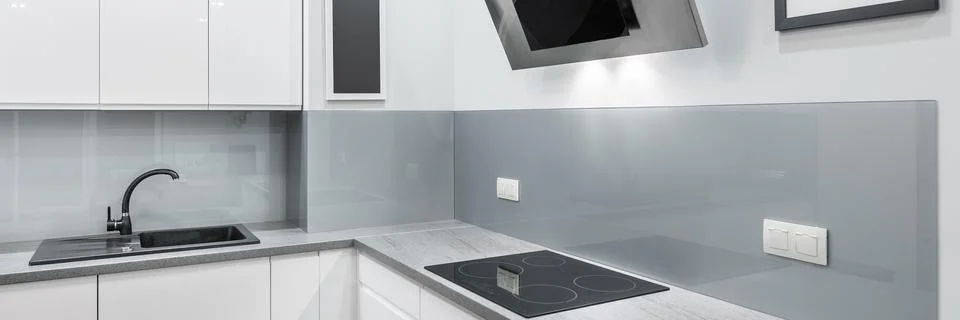 Modern kitchen interior Stock Photos