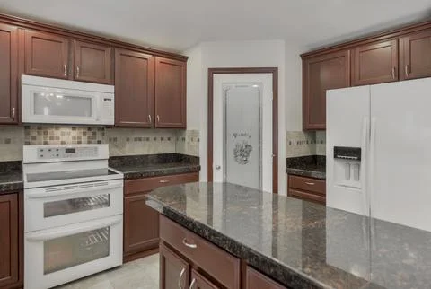 Modern kitchen interior Stock Photos