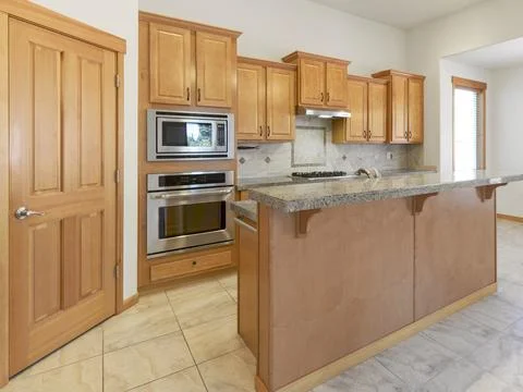 Modern kitchen interior Stock Photos