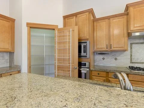 Modern kitchen interior Stock Photos