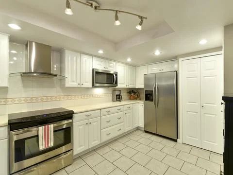 Modern kitchen interior Stock Photos