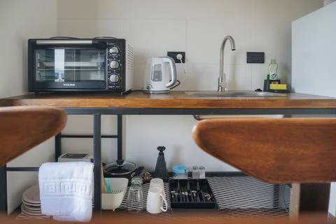 Modern kitchen interior Stock Photos