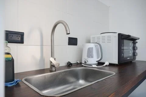 Modern kitchen interior Stock Photos