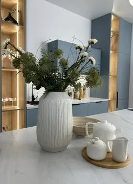 Modern kitchen interior Stock Photos