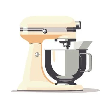Modern Kitchen Mixer: Vector Illustration Stock Illustration