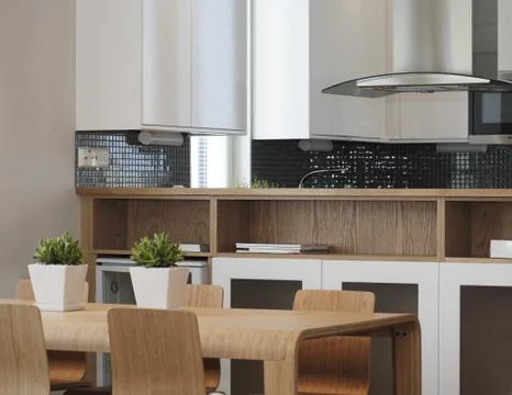 Modern kitchen Stock-Fotos