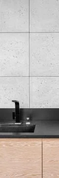 Modern kitchen sink Stock Photos