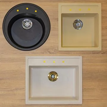 Modern Kitchen Sinks Stock Photos