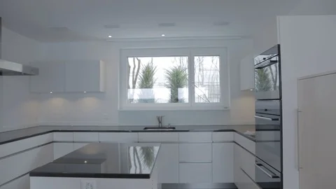 Modern kitchen slider Stock Footage 101960102