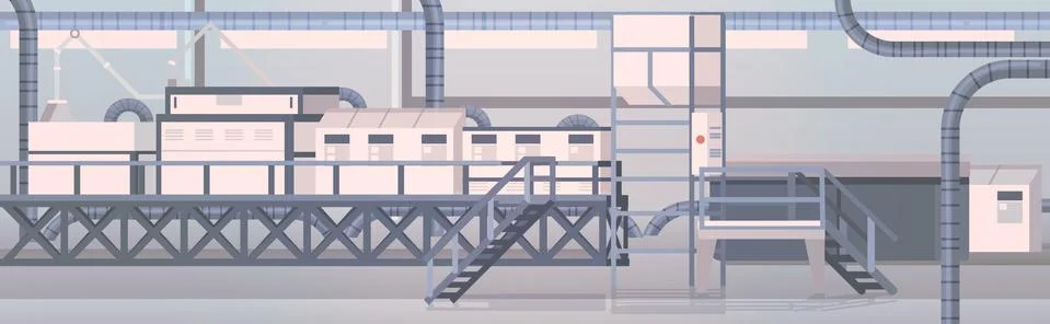 Modern lab interior empty no people chemical laboratory for experiments or Ilustración de archivo