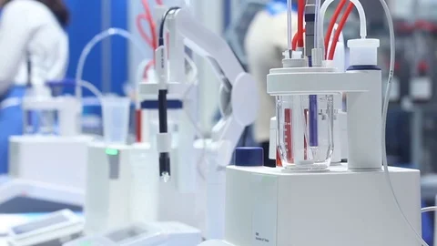 Modern laboratory equipment Stock Footage 73387521