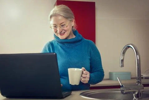 Modern lady Stock Photos