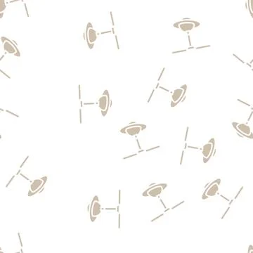 Modern lamp ceiling glyph vector seamless pattern イラスト素材