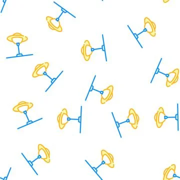 Modern lamp ceiling vector seamless pattern イラスト素材