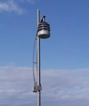 A modern lamp post Stock Photos