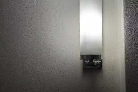 Modern lamp on a wall Stock Photos