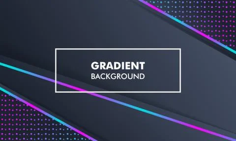Modern Landscape Gradient Background Neon Light Stock-Illustration