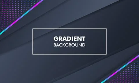 Modern Landscape Gradient Background Neon Light Illustrazione stock